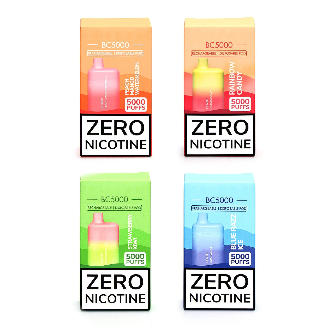 Elf Bar BC5000 ZERO NIC Disposable Vape