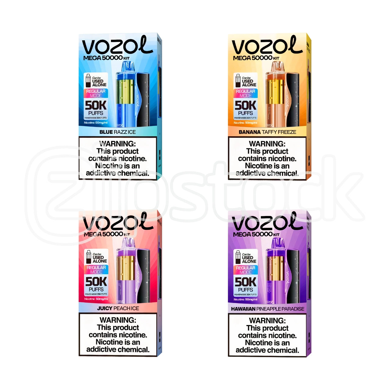 Vozol Mega 50K Kit & Pod Disposable