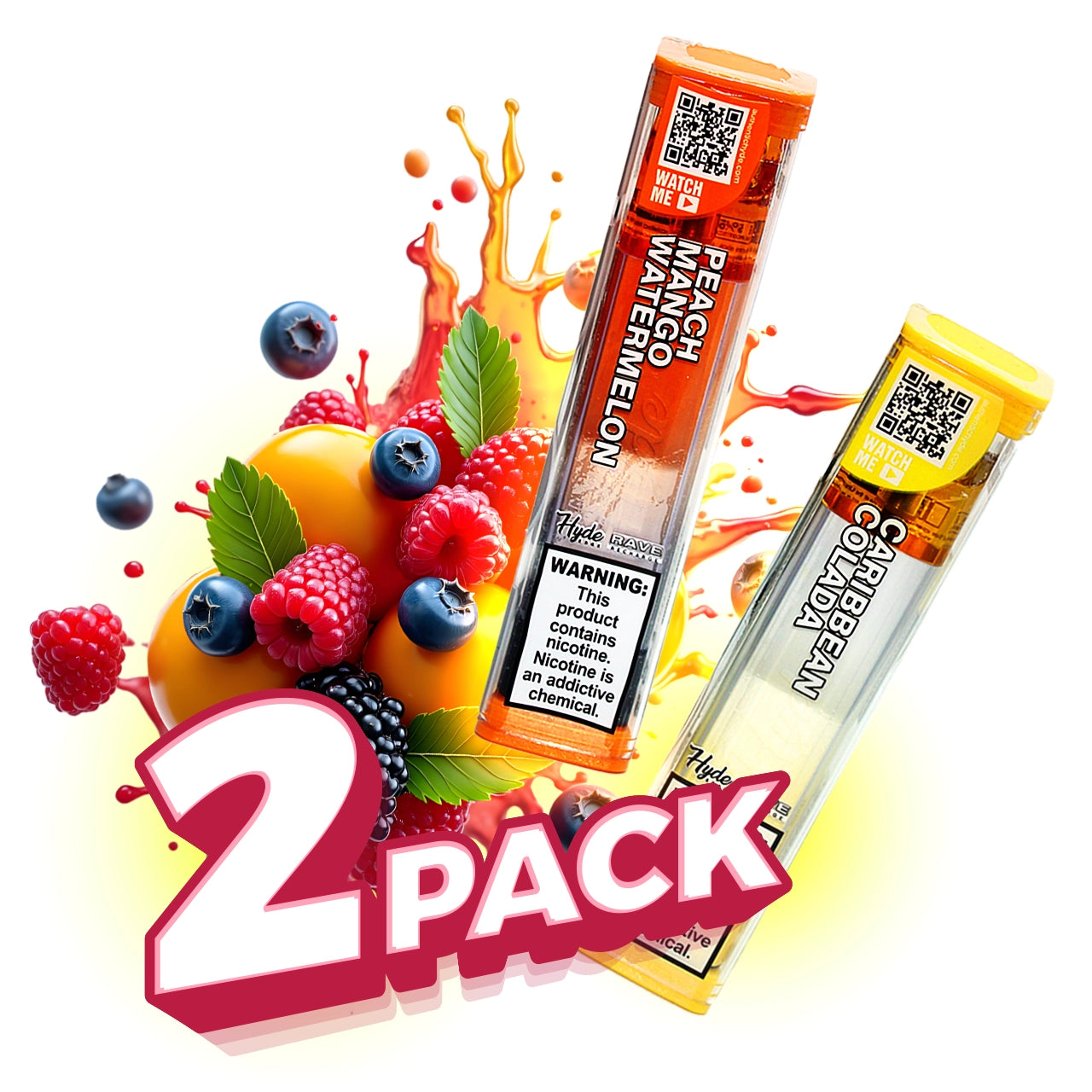 Hyde Edge RAVE 4000 puffs - 2 Pack